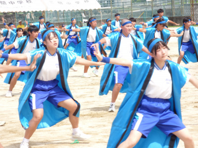 13三間中ソーラン (6)