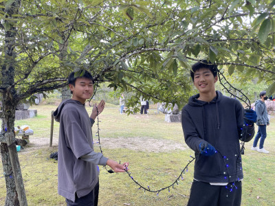 イルミネーション取付 (2)