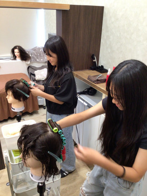 ボブヘアー（門脇、兵頭の２）