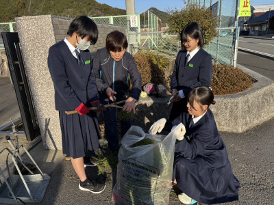 １月14日門松片付け (3)