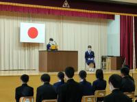 代表生徒意見発表 三年生 代表生徒意見発表 三年生
