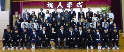 1年A組・みぬま入学写真 1年A組・みぬま入学写真