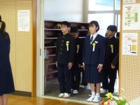 緊張した面持ちながら立派な入場でした 緊張した面持ちながら立派な入場でした