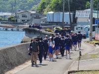 三年生　九島を目指して