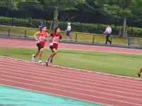 女子二年生1500m　よく頑張りました